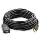 MutecPower 10m USB 2.0 Aktiv kabel männlich zu weiblich – Kabel mit Verlängerung Chipsatz – Repeater-/Verlängerungskabel – 10 meter - 3