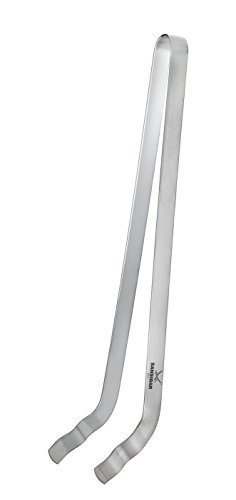 Rösle 13532 Grillzange gebogen Sansibar, edelstahl, 35,5 x 8 x 5 cm