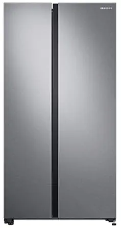 Samsung 692 L Inverter Frost-Free Side-by-Side Refrigerator (RS72A50K1SL/TL, EZ Clean Steel)