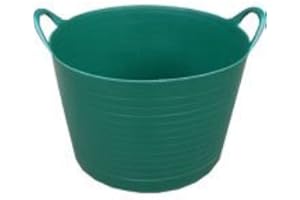 KetoPlastics 18 Litre Flexi Tub/Trug/Bucket/Storage Green (Made In U.K)