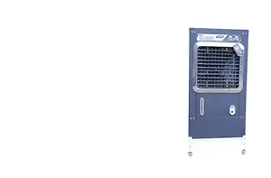 Square Chrome blue colour Air Cooler for Home with Honeycomb Pad with 60 to 70 liter Size-26