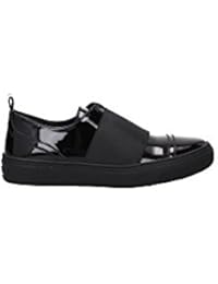 BOSTONFLATATE164BLACKBLACK Jimmy Choo Derby y Monk Mujer Charol Negro