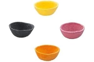 CROC'IN - Colored Tartlet Shells - Edible Appetizer Or Dessert Cups - Mini Pastry Cases - Artisanal & Vegan - 240 Pieces Box - Ideal for Catering Or Restaurants