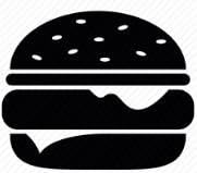 Loyalty Card Self Inking Stamp Beef Burger