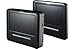 Price comparison product image Alba CCE71DVDTW 7" LCD Twin Dual Screen portable in car DVD Players - Black
