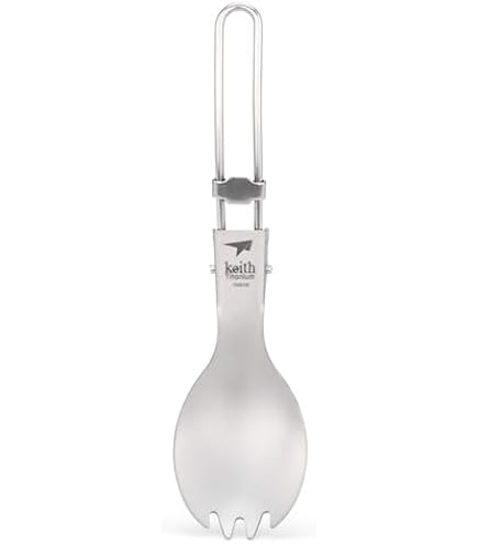 Pentola In Titanio Da Campeggio 1000ml Con Coperchio - Leggera, Manico Pieghevole, Per Escursionismo - Foto 2