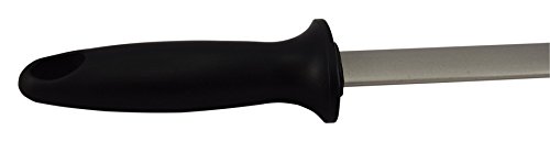 DinoK – Diamant 26cm Wetzstahl Oval – Professionelle Messerschärfer, Köche, die beste Wahl für die Küche und Honen Fleischermesser - 4
