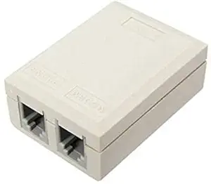 TV-Out Cable ADSL Internet Phone Filter Splitter Broadband Modem Box (Pack of 1)