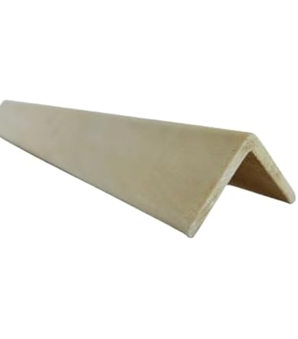 Paraspigoli Legno TWE - 28x28x2700mm, Abete, Made In Italy, Confezione 2pz