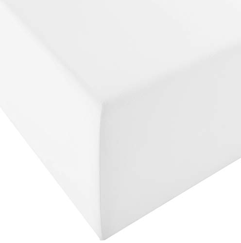 Fleuresse Comfort XL-Jerseyspannlaken, weiß, 180 x 200 cm