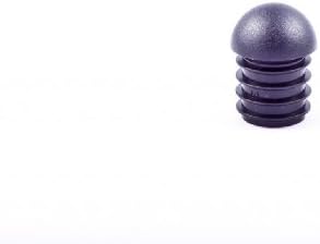 16mm Domed Plastic Round Inserts - Sixteen Pack size