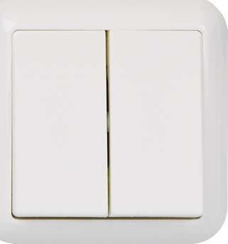 Preisvergleich Produktbild Elso Serienschalter 5 10 A Steckklemme CONTURA, perlweiß, 381500