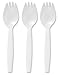 Price comparison product image CaterX Spork Disposable Combined Spoon and Fork Utensil Ref 265240 [Pack 100]