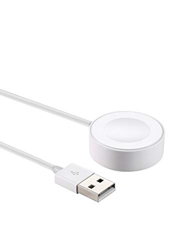 Cargador para Apple Watch [Certificado por Apple] IQIYI 1M Cargador Magnética para iWatch Cargador Magnética para Apple Watch 38mm,40mm,42mm,44mm/Apple Watch Series 1/2/3/4