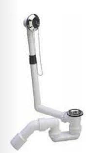 '1 1/2 x 40/50 mm with Rubber Stopper Drain Waste And Overflow Straight DGG