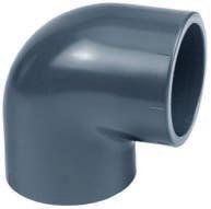 PVC Winkel 90° 12mm mit 2 Klebemuffen bis 16Bar TOP Qualität