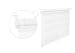 Produktbild DOPPELROLLO DUOROLLO 95 CM BREIT 200 CM LANG Weiss INKL. SEILZUG FENSTERROLLO KLEMMROLLO JALOUSIE