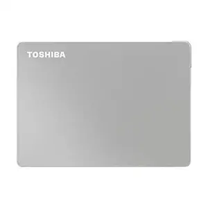 Toshiba Canvio Flex 1TB Portable External HDD, USB-C USB3.0 for Mac, Windows PC, Laptop and Tablet. 3 Years Warranty. External Hard Drive - Silver