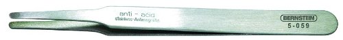 Bernstein 5-059 SMD-Pliers 120 mm Flat Round Points 2 mm Wide