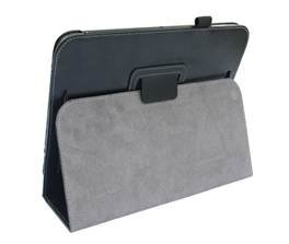 Navitech schwarze bycast leder flip Tasche / Case / Cover zum aufstellen für das neue Medion Lifetab S9512 (Bei Aldi erhältlich) - 3