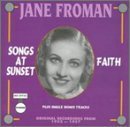 Preisvergleich Produktbild Songs at Sunset by Jane Froman (2013-05-03)