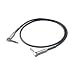 Produktbild Proel ESO135LU1 Esoteric Instrumentenkabel (6,3mm Mono-Klinke auf abgewinkelte 6,3mm Mono-Klinke, Neutrik-Stecker, 1m, NP2X-HPC130-NP2RX) schwarz