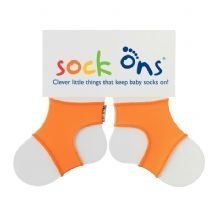 Sock Ons - 6-12 Months in ORANGE