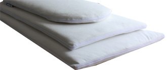 NightyNite® Natural Moses Basket Mattress 74 x 28cm Oval Ends Outer Cover Outlux Breathable. Waterproof, double Lambswool cushioning, Coir Padded Centre