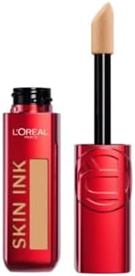 L'Oréal Paris Fondotinta Correttore 2 in 1, Copertura Semplice e Uniforme Fino a 48h, Finish Matte, Semipermanente, Texture Leggera, Infallible Skin Ink, Tonalità: Medium Cool 318, 15 ml