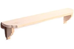 Melody Jane Casa Muñecas Inacabado Bare Madera Estante Miniatura Estantes Pared Accesorio 1:12