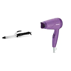 PHILIPS Curler, BHB862 and Dryer, HP8100/46 Combo (40 watts) Multicolor