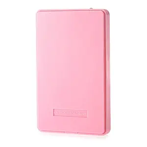 Homgee USB2.0 to IDE Hard Disk Case 2.5'' IDE D Enclosure Portable Hard Disk Box Tool-Free D Enclosure Pink