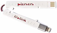 Plusus LifeLink Certified MFI Lightning Cable Wallet Fit Design Cable