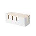 Produktbild Yardwe STOBOK Kabelbox Kabelmanagement Box Kabelaufbewahrung Kabel Organizer Box für Zuhause Büro Schreibtisch Fernseher Steckdose Computer USB zum Abdecken und Verstecken