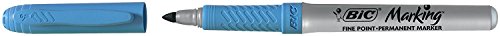 BIC Marking Color Permanent Marker / wasserfester Marker mit Rundspitze für viele Oberflächen / 10 bunte Stifte im Köcher / Strichstärke 1,1 mm - 3