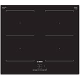 Bosch PVQ611BB6E Serie 4 , Piano cottura a induzione, CombiZone combina due zone cottura, TouchSelect, PowerBoost, senza prof