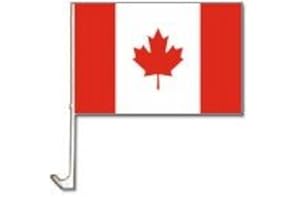 SPORTFANSHOP24.DE Autoflagge/Autofahne/Auto Flagge Fahne KANADA