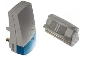 Digiteck DGT034- WIRELESS SHOP VISITOR PIR SENSOR WITH PLUG IN DOORBELL/CHIME/ALERTALARM WITH 8 MELODIES