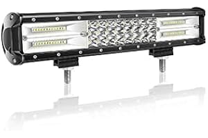 ‎WILLPOWER Willpower LED Arbeitsscheinwerfer Bar 15 Zoll 38cm 216W Zusatzscheinwerfer 12V IP67 Wasserdicht Flutlicht Reflektor Combo LED Scheinwerfer Arbeitslicht Offroad Auto Traktor SUV UTV ATV