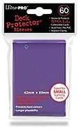 Ultra Pro - Small Trading Card Deck Protectors - Card Sleeves - Yugioh Size 60 sleeves per pack (PURPLE)