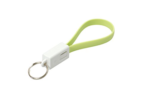 4x Premium Lightning USB Kabel bunt als Schlüsselanhänger Ladekabel Sync-Kabel 2A-fähig A-Stecker auf Lightning-Stecker Flachkabel für Apple 5 5C 5S 6 6S 7 7S plus - 3