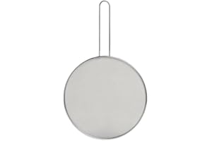 PNJB Splatter Screen Guard, Versatility and Functionality, Protective Shield with Handle, Oil Splash Screen Guard for Frying Cooking Pan, (33CM)