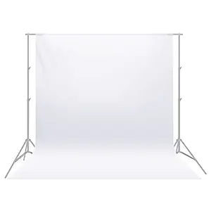 Neewer 10 x 12FT / 3 x 3.6M PRO Photo Studio 100% Pure Muslin Collapsible Backdrop Background for Photography,Video and Television (Background ONLY) - WHITE