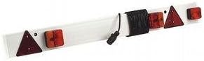 4ft 6" Trailer Lighting Board With 6 Metres Cable + 7 Pin Plug (Inc Fog)