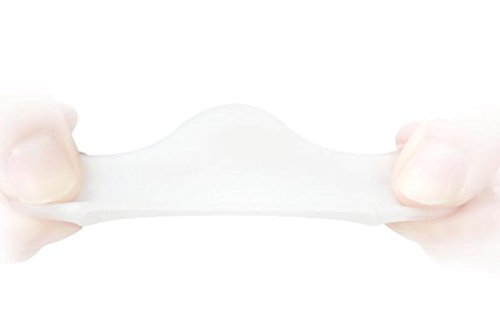 2 Stück Silikon Zehenspreizer für Fuß Hühneraugen Entferner Und reduzieren Blasenbildung und Hornhaut Fuß entzündeten Fußballen Schmerzlinderung und Hammer Zehen Foot Care Tools weiß - 5