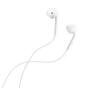 Lava Elements E4 in-Ear Earphone with Mic and Clear Sound, White