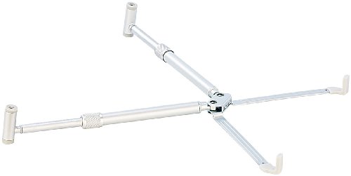 Xystec Universelle Notebook-Ablage aus Leichtmetall "X-Cross" 12 - 17"