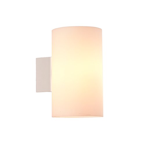 Preisvergleich Produktbild Wandleuchte Wandmontiert LED E14 Schlafzimmer Nachttisch 3W Glas Lampenschirm Wohnzimmer Gang Treppenhaus (Farbe : A)
