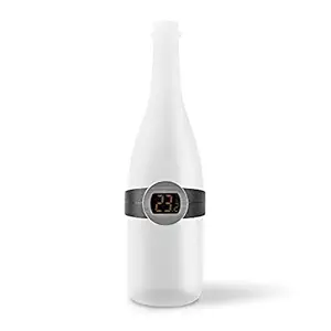 Nedis Wine Thermometer | 0-50 ?C | Digital Display | Delicate Design | Flexible (Black)
