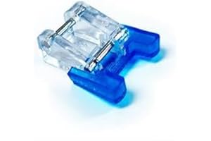 SEWBOX Sewing Machine Button foot Snap on foot for Brother, Babylock, Singer, Janome, Elna, Toyota, New Home, Simplicity, Necchi, Kenmore, and Low Shank Sewing Machines